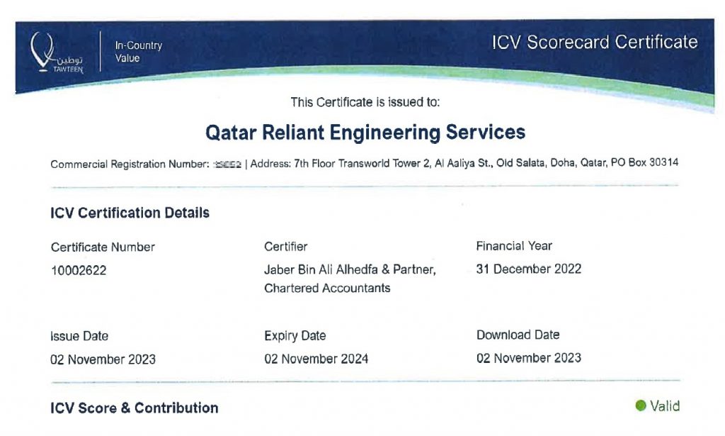 ICV QRES