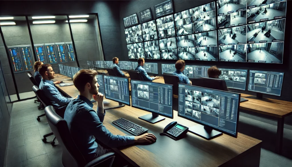 VMS perimiter security control room